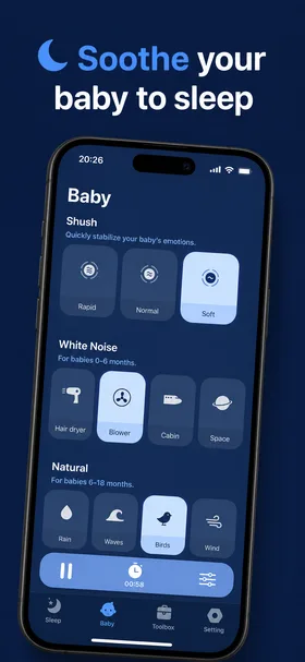 Created App Store screen 2 for Lull