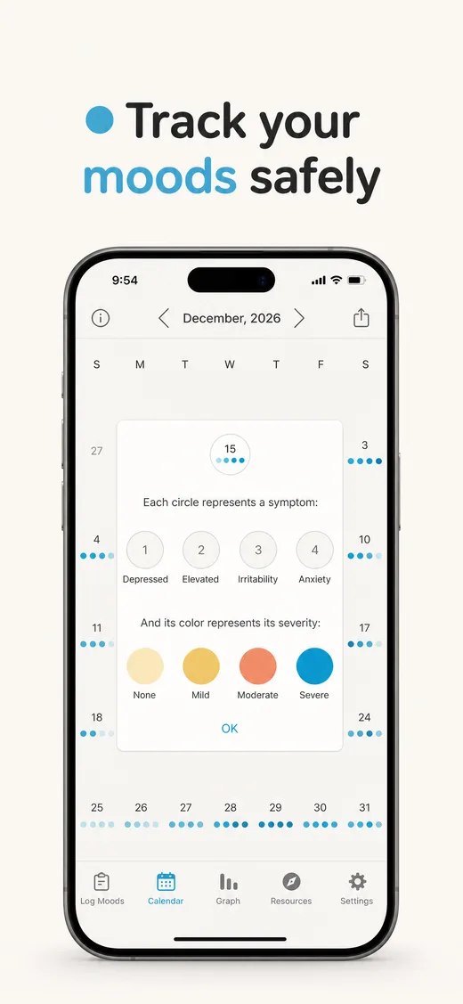 First screen of the new eMoods set