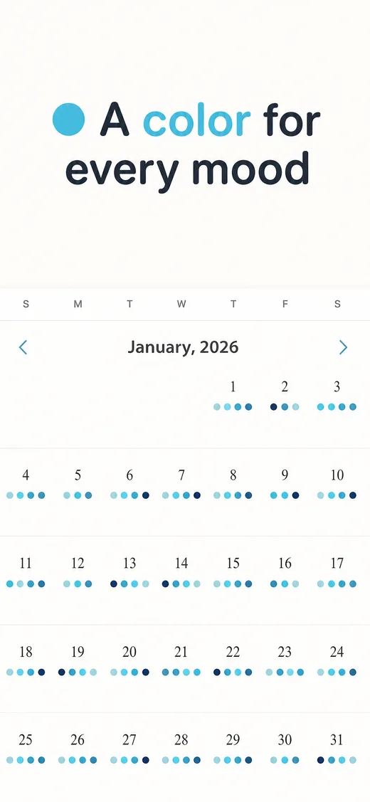 Third screen of the new eMoods set
